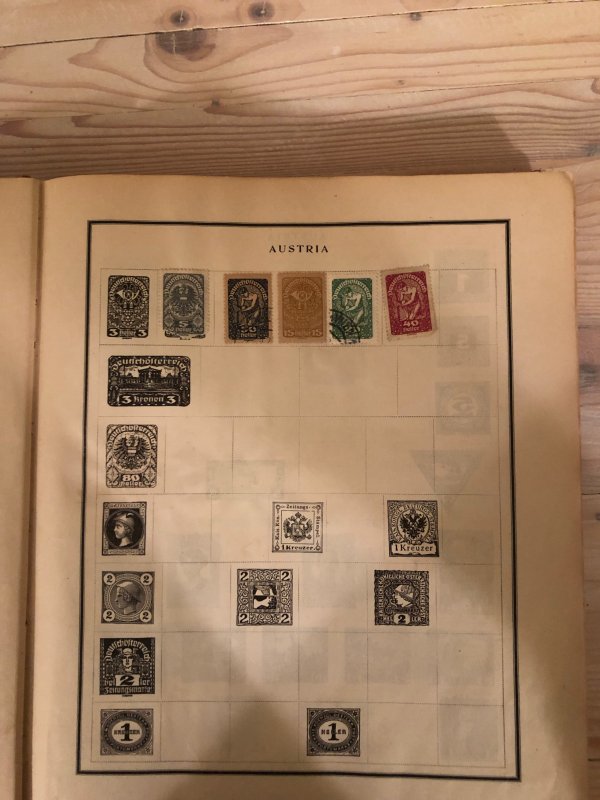 Modern Stamp Album Circa 1921