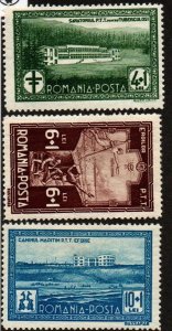 Romania B37-B39 Set Mint Hinged