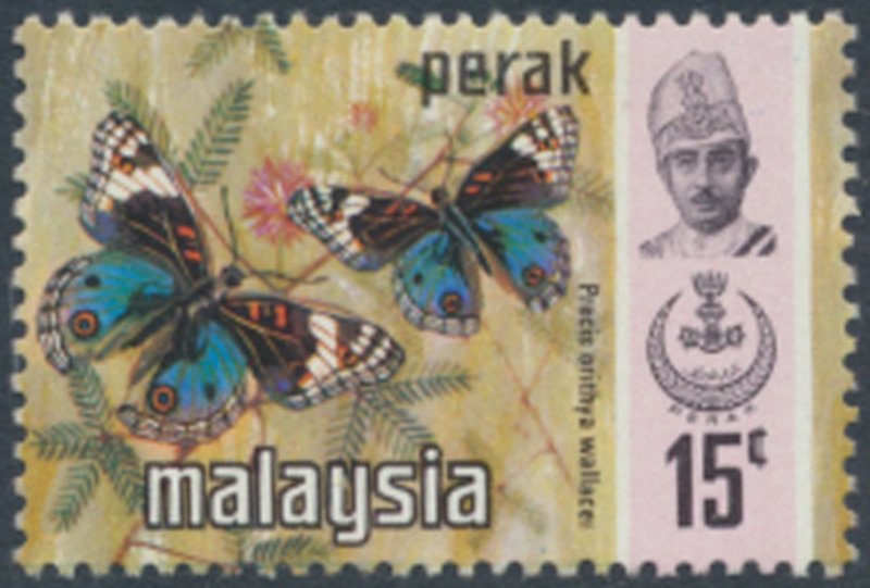 Malaysia  Perak  SC# 151  MLH  Butterflies   see scans and details 