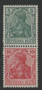 Germany Scott # 82, 83, mint hr, se-tenant, Mi# S4 IIac
