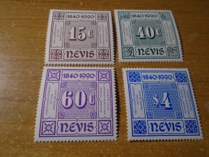 Nevis  #  601-04  MNH