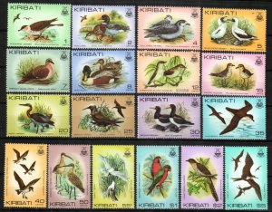 Kiribati Stamp 384-399  - Bird definitive