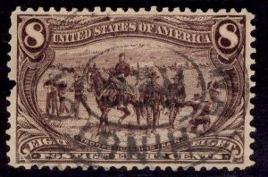 US Stamp #289 8c Trans-Mississippi USED SCV $47.50