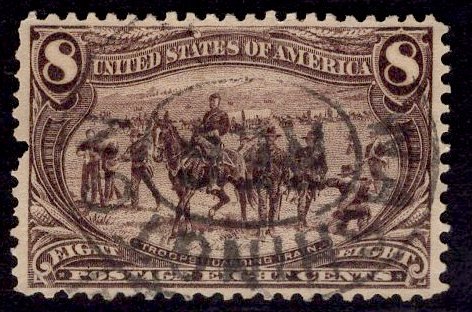 US Stamp #289 8c Trans-Mississippi USED SCV $47.50