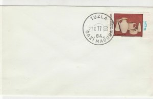 Turkish Northern Cyprus Tuzla Cancel 1977 Stamps Cover ref R 17231