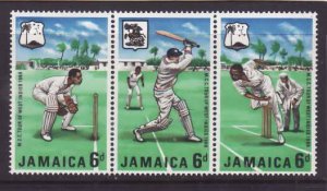 Jamaica-Sc#268a- id7-unused NH set-Sports-Cricket-1968-