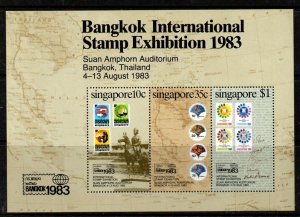 SINGAPORE SGMS457 1983 BANGKOK INTERNATIONAL MNH