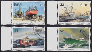 Ireland - 1991 - Scott #844-847 - used (CTO) - Fishing Boats