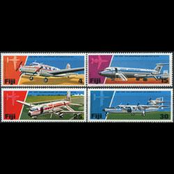 FIJI 1976 - Scott# 367-70 Air Service-Planes Set of 4 NH