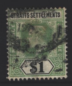 Straits Settlements Sc#102 Used