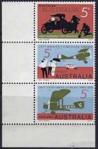 AUSTRALIA SC#677-680 50th Anniv. of First Flight Australia To UK (1969) MNH