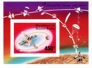 Upper Volta 1976 Sc C240 Viking Mars Souvenir Sheet MNH Imperforate M/S