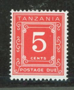 Tanzania #J1b Mint (NH) Single