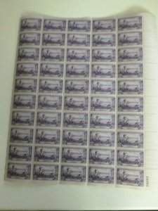 United States Scott #1003 the 3 cent Battle of Brooklyn Sheet of 50 MNH