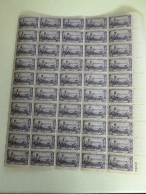 United States Scott #1003 the 3 cent Battle of Brooklyn Sheet of 50 MNH