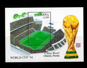 Ghana 1994 - World Cup - Souvenir Stamp Sheet - Scott #1721 - MNH