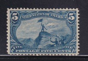 288 VF-XF original gum lightly hinged with nice color cv $ 100 ! see pic !