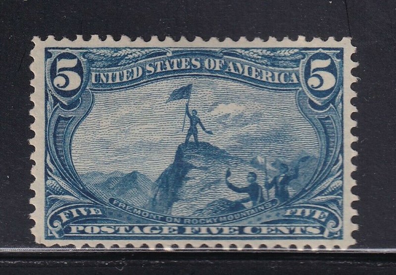 288 VF-XF original gum lightly hinged with nice color cv $ 100 ! see pic ! 
