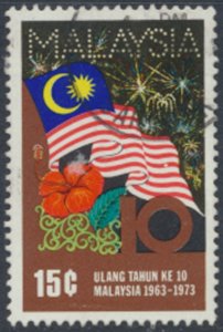 Malaysia   SC# 104 Used Independence    see details & scans