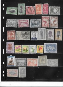 BELGIUM CONGO COLLECTION ON STOCK SHEET MINT/USED