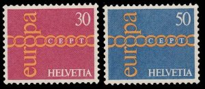 Switzerland 531 - 532 MNH