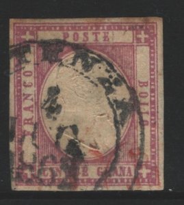 Italy Two Sicilies Sc#23b Used