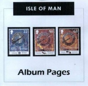 Isle of Man CD-Rom Stamp Album 1958-2021 Color Illustrated Album Pages