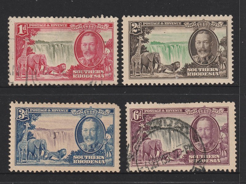 Southern Rhodesia the KGV 1935 Jubilee set