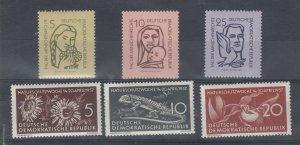 Germany DDR 1957 Sets x 2 MNH JK2958