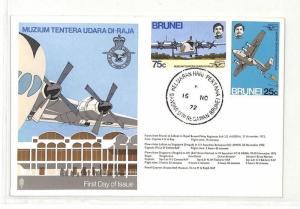 FDI Brunei Flight Commemorative Cover {samwells}PTS 1972 BK136