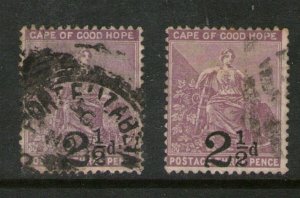 South Africa Cape of good hope 1891 Sc 55,55a FU