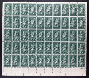 1100 GARDENING & HORTICULTURE Sheet of 50 US 3¢ Stamps MNH 1957