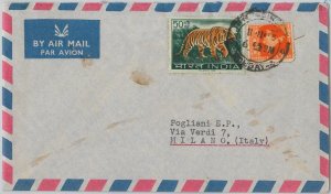 59168 - INDIA - POSTAL HISTORY: COVER to ITALY - 1957-