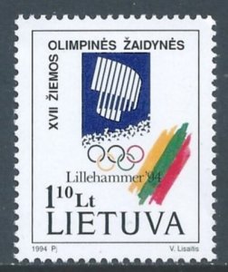 Lithuania #478 NH 1994 Winter Olympics, Lillehammer