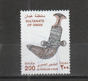 Oman  Scott#  430  Used  (2001 Al-Khanjar A'Suri)