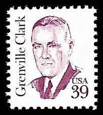 PCBstamps   US #1867 39c Grenville Clark, MNH, (7)