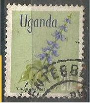 UGANDA, 1969, used 20c, Flowers, Scott 118