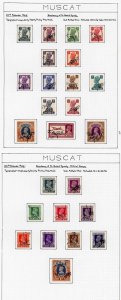 Muscat KGVI Fine Used Collection Cat 340 Pounds