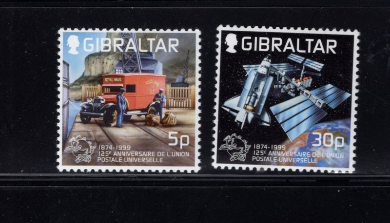 Gibraltar #807-08  (1999 UPU set) VFMNH CV $1.50