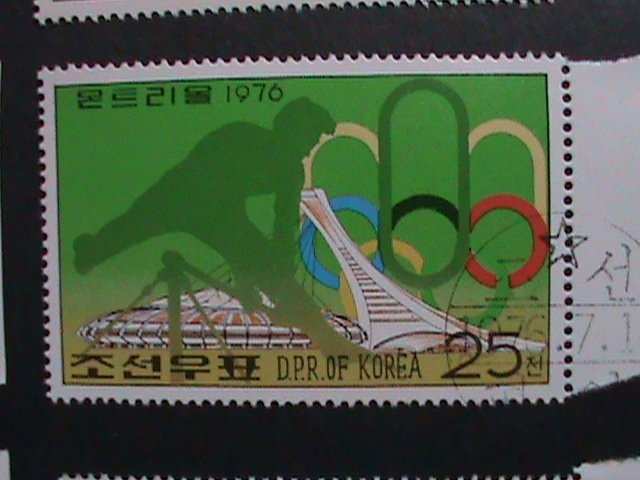 ​KOREA- 1976 SC# 1469-74 OLYMPIC GAMES-MONTREAL-CANADA  CTO-VERY FINE