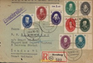 741573 MNH ALEMANIA DEMOCRATICA 1950 250 ANIVERSARIO DE LA FUNDACION DE LA AC...