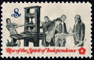 SC#1476 8¢ American Bicentennial Issue: Printer and Patriots (1973) MNH