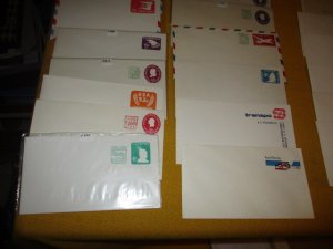 US POSTAL STATIONARY COLLECTION, MINT, ENTIRES OVER 100+ DIFFERENT ITEMS