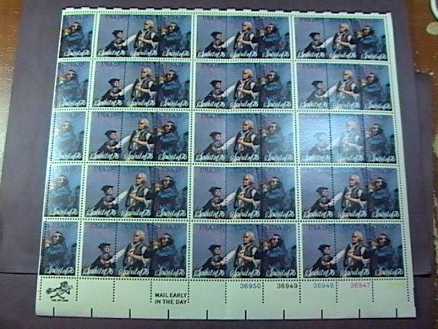 U.S.# 1629-1631(1631a)-MINT/NEVER HINGED-PANE OF 50--SPIRIT OF 76--1976