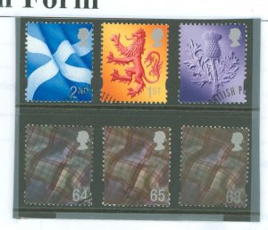 Scotland #14-19 Used