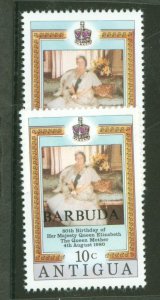 Barbuda #461-462  Single (Complete Set)