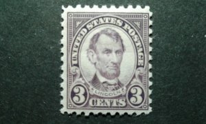 US #584 mint hinged e206 10282
