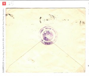 PARAGUAY Official Cover Asuncion Banking GB Scotland Dundee 1936{samwells}SV25