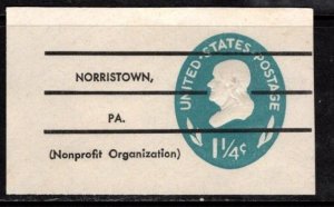 #U541 Franklin Precancelled Cut Square Type 3a7 - Mint