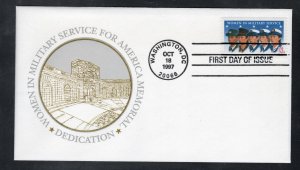 SC# 3174 - Women in Military Service - First Day Cover